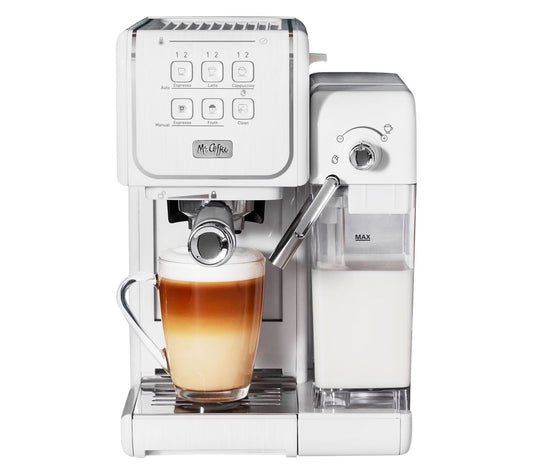 Mr. Coffee Coff eeHouse + Espre sso, Cappuccino , & Latte Maker