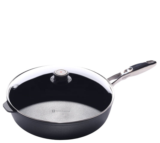 Swiss Diamond Classic 5.8-qt Covered Saute Panwith Handle