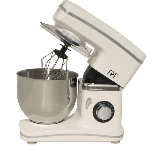 SPT 8-Speed 750W Stand Mixer - White