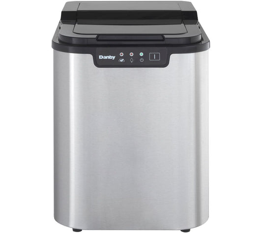 Danby 25-lb Portable Ice Maker - Stainless Steel