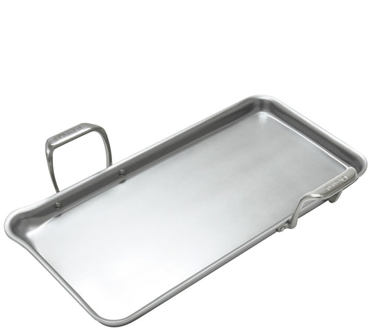Chantal 19" x 9.5" Tri-ply Stainless Steel Griddle