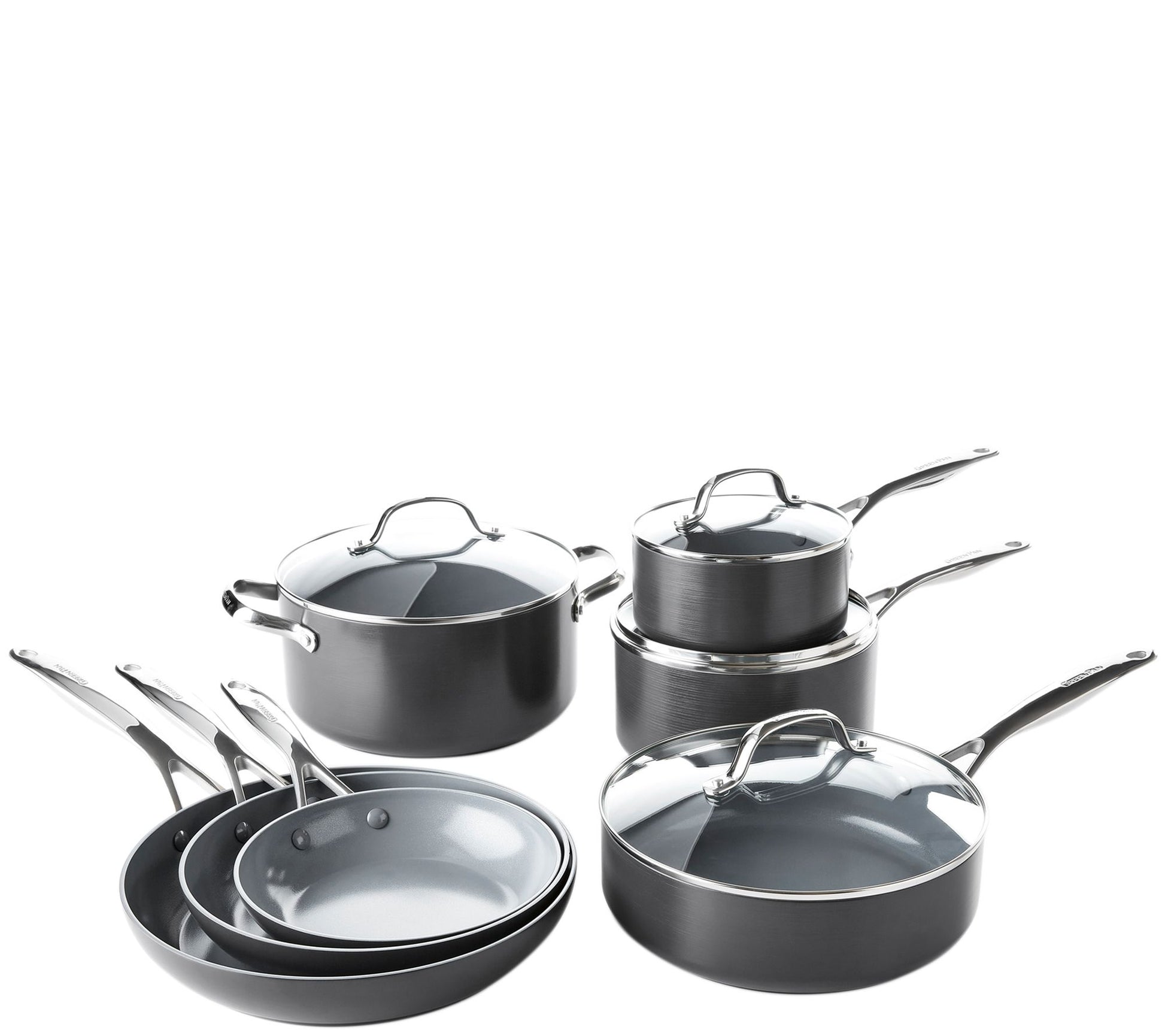 GreenPan Valencia Pro 11-Piece Ceramic NonstickCookware Set