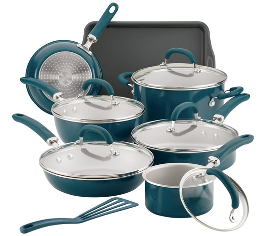 Rachael Ray Create Delicious 13-Pc Nonstick Cookware Set