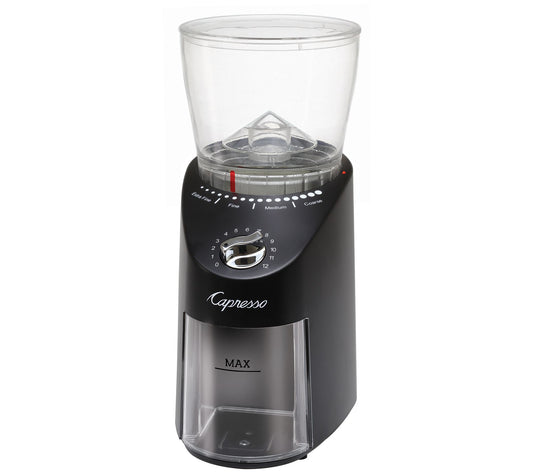Capresso Infinity Plus Conical Burr Grinder - Black