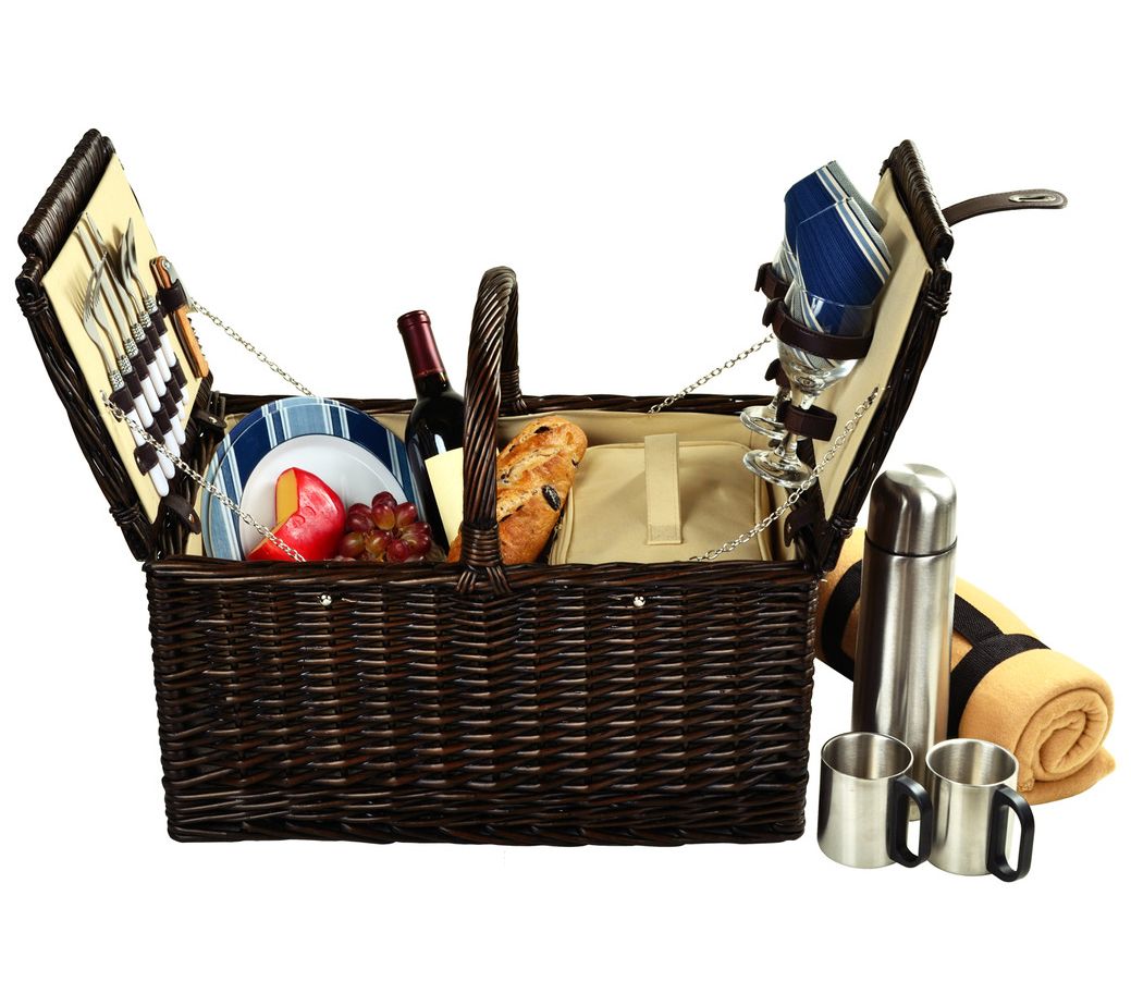 Picnic at Ascot Surrey Picnic Basket for 2 withBlanket