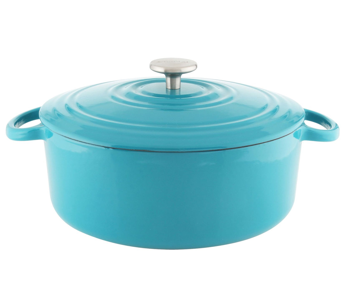 Chantal 7-Qt Round Cast-Iron Dutch Oven w/ Lid