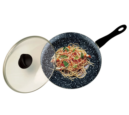 Mepra Wok Fantasia Stone Black With Lid