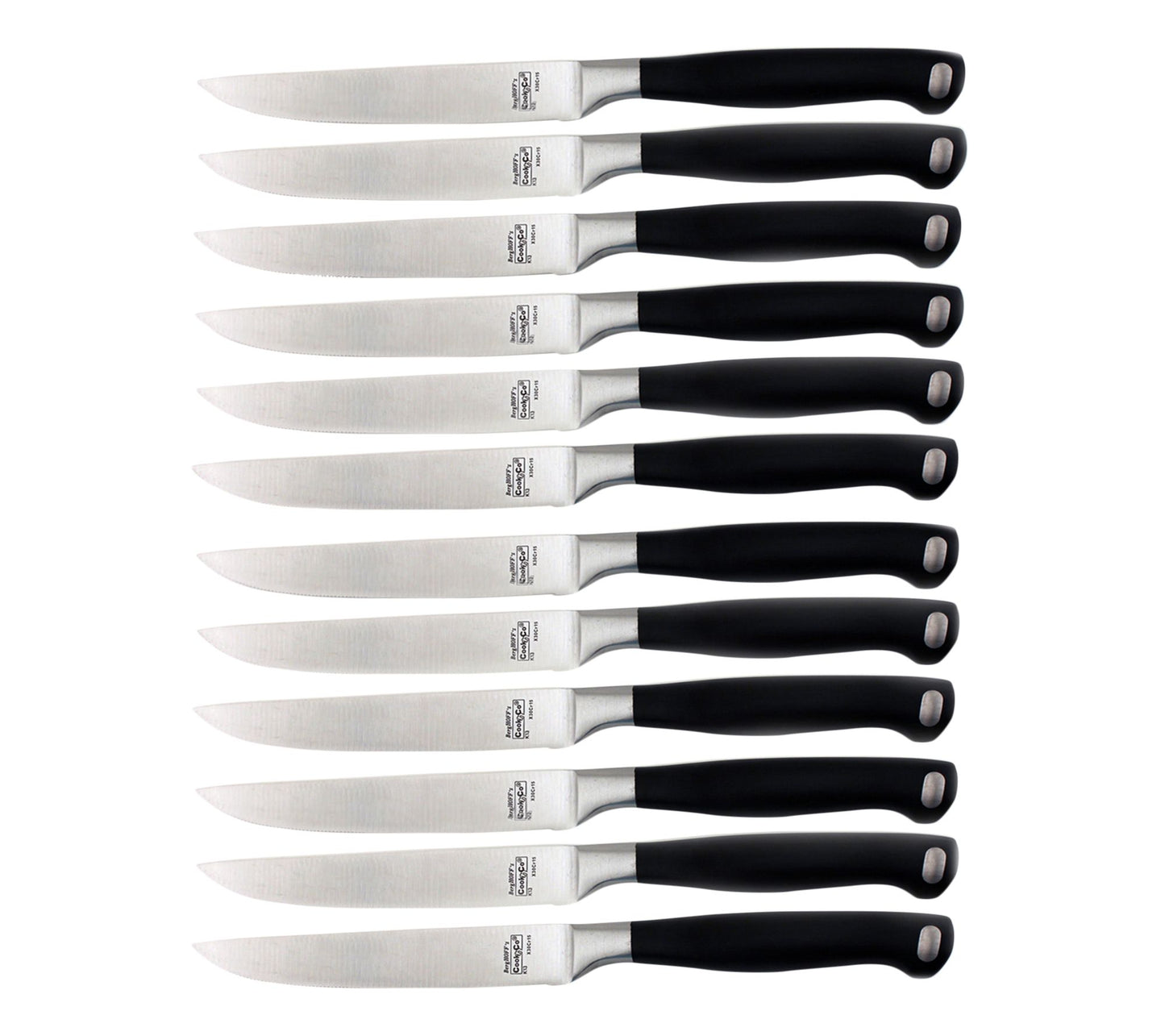 BergHOFF Bistro 12" Stainless Steel Steak Knife, Set of 12