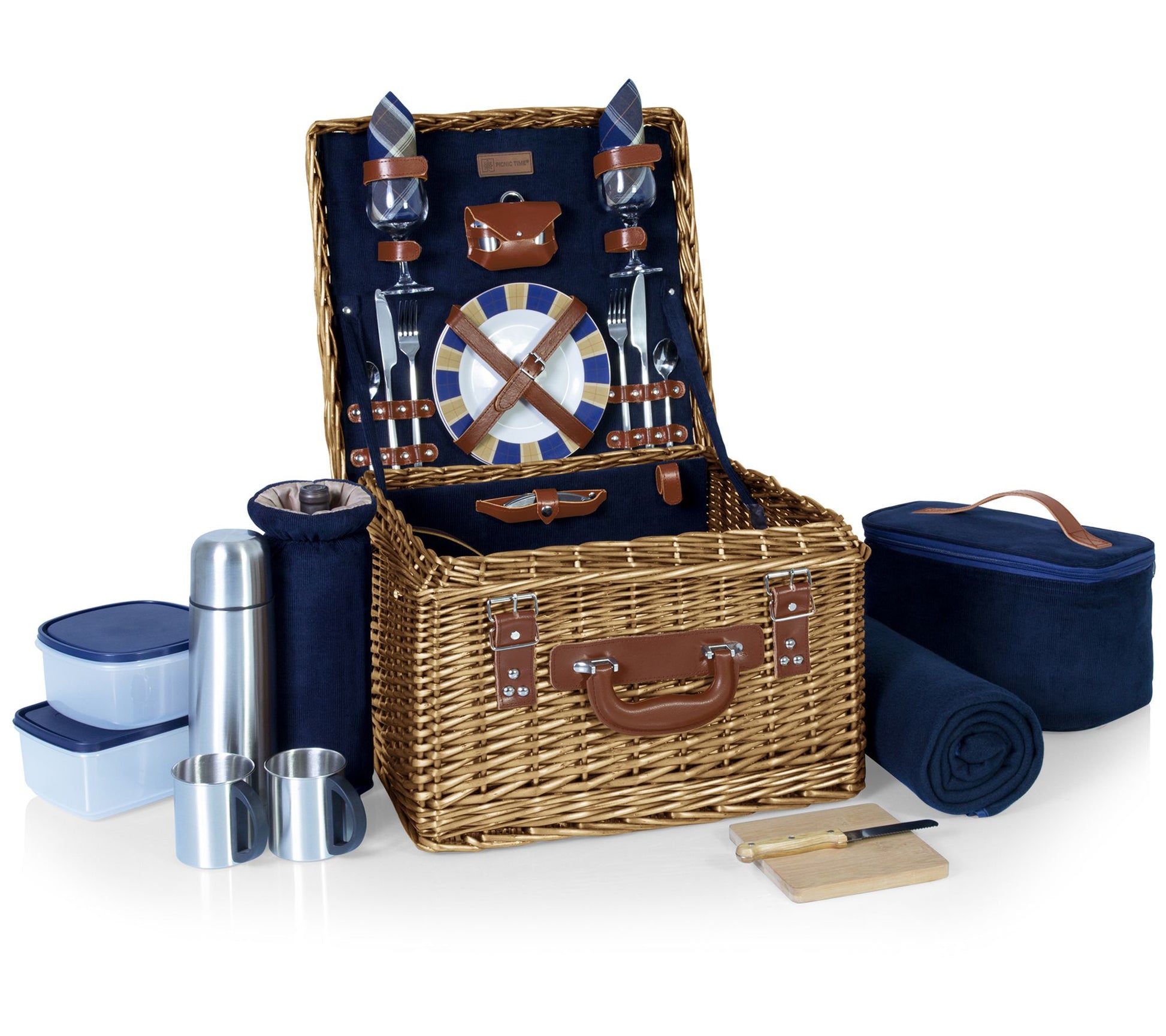 Picnic Time Canterbury Deluxe Picnic Basket for2