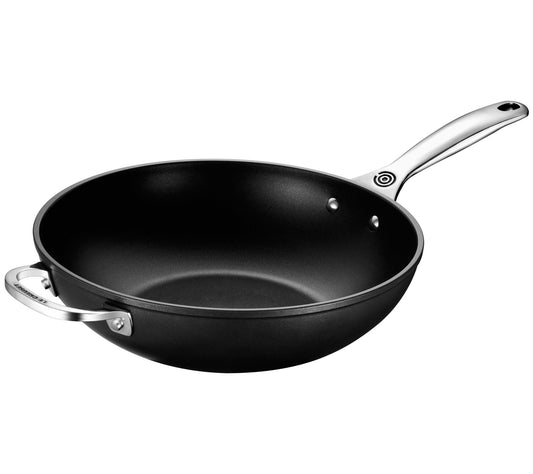 Le Creuset Nonstick PRO 12" Stir Fry Pan with Helper Handle