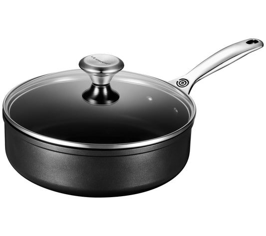 Le Creuset Nonstick PRO 3-1/2 qt. Saute Pan & Glass Lid
