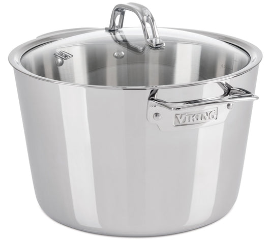 Viking Contemporary 8-qt Mirror Finish Stock Pot