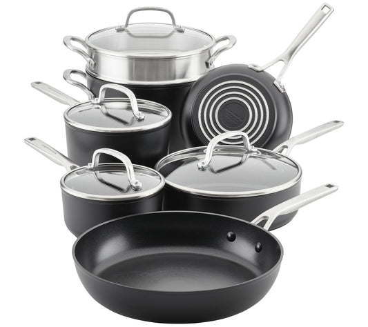 KitchenAid Nonstick Pots and Pans Set, 11pc
