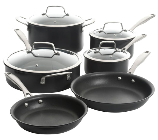 Kenmore Pro Arbor Heights 10 Piece Aluminum Cookware Set