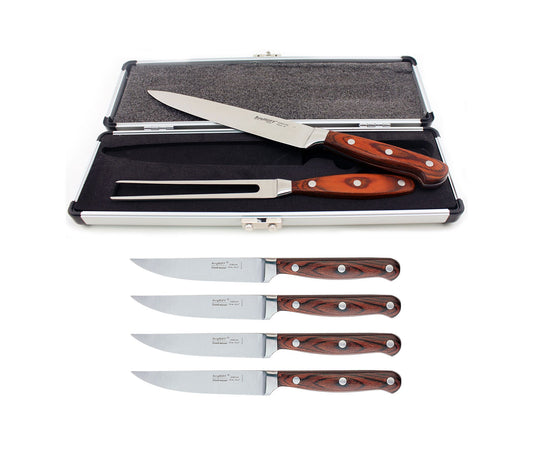 BergHOFF Pakka Wood 7pc Steak & Carving Set