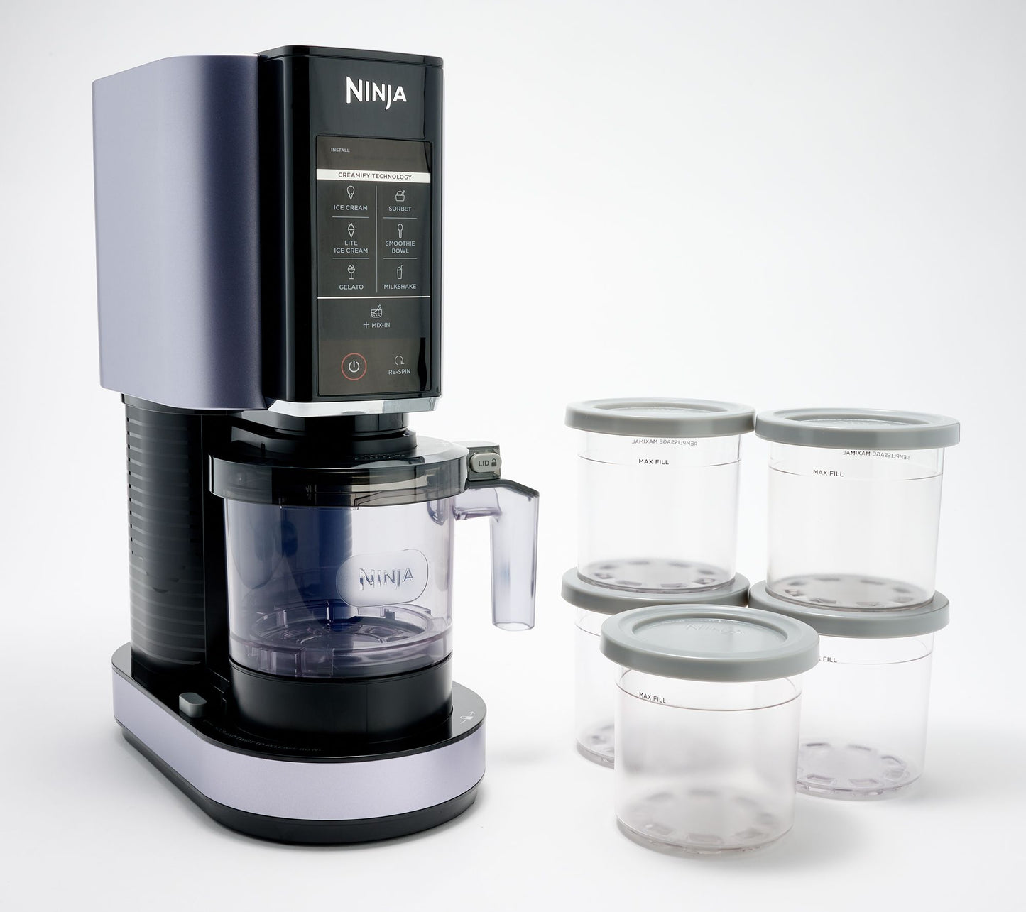 Ninja CREAMi 7-in-1 Frozen Treat Maker w/ Extra Pints