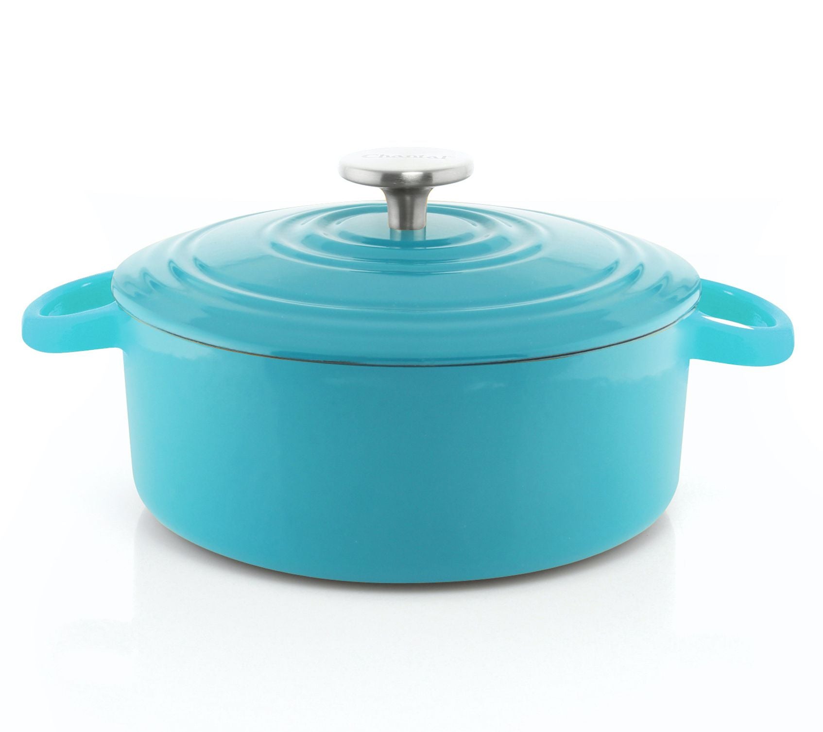 Chantal 3 Quart Round Cast Iron Dutch Oven with Lid
