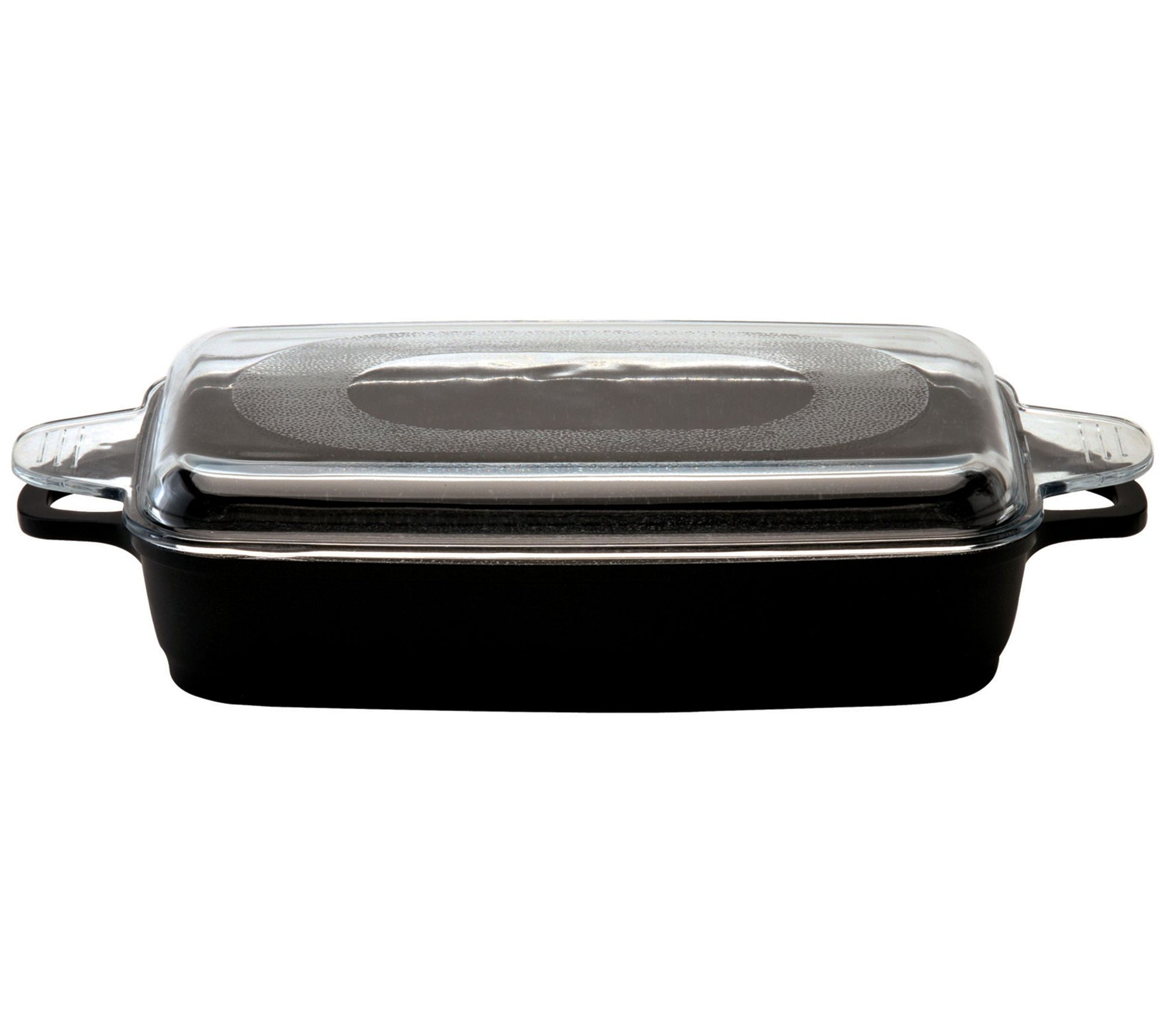 BergHOFF Scala 4.9 Qt. Cast Aluminum Roasting Pan w Glass Lid