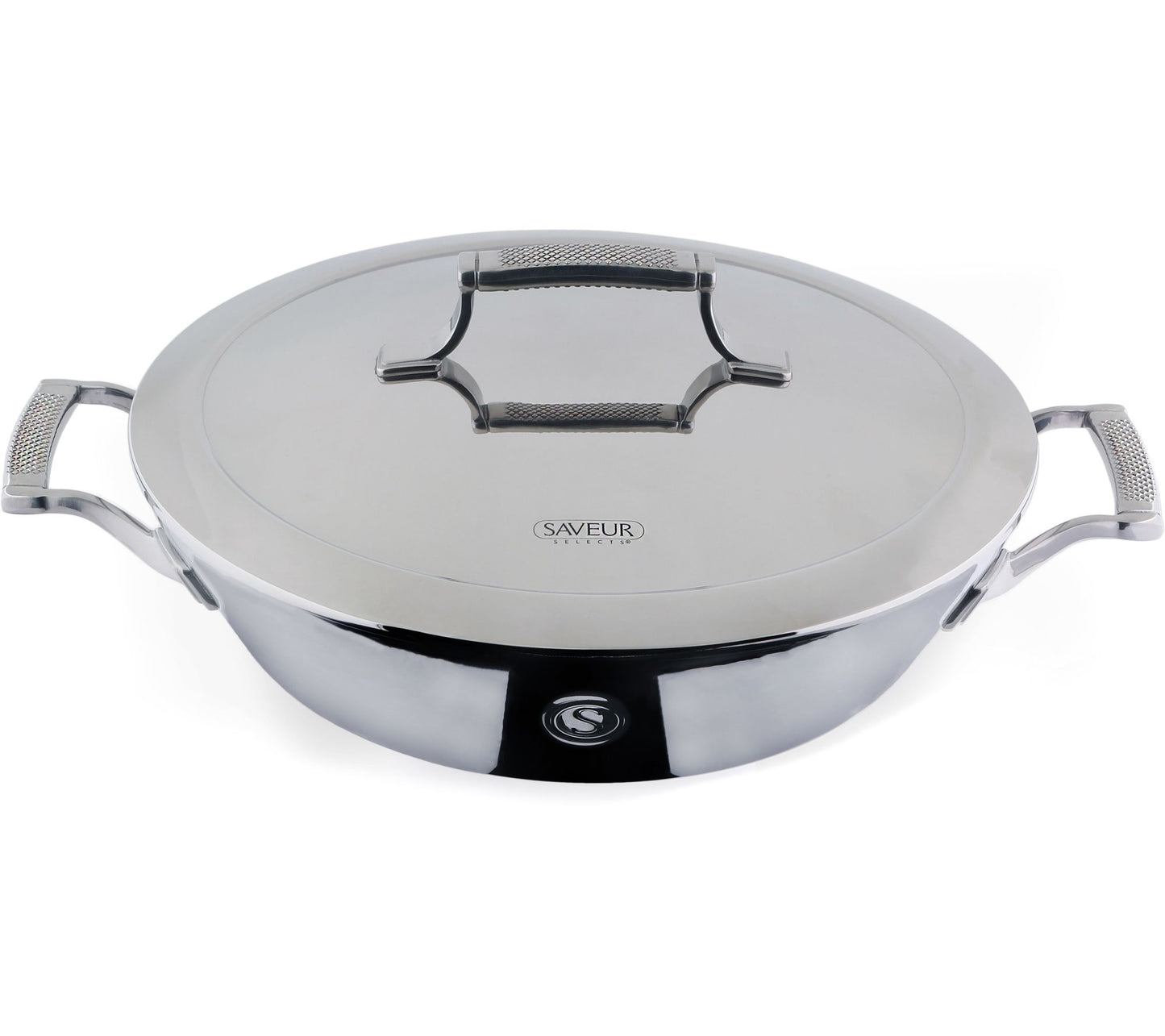 Saveur Selects Voyage Triply 12 Inch Everyday Pan with Lid