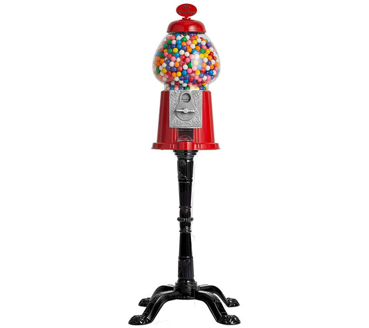 The Candery 15" Gumball Machine with Metal Stand