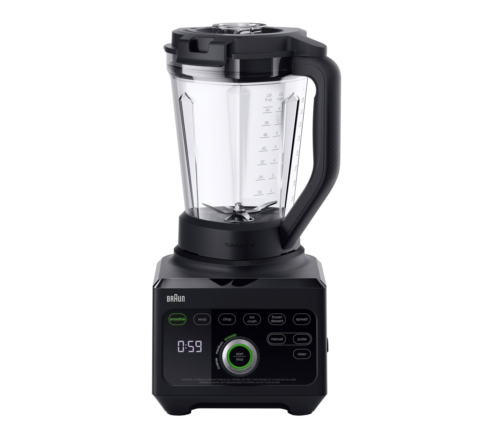Braun TriForce Power Blender with Smoothie2Go B ottle