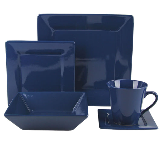 10 Strawberry Street Nova Square 30-Piece Dinne rware Set