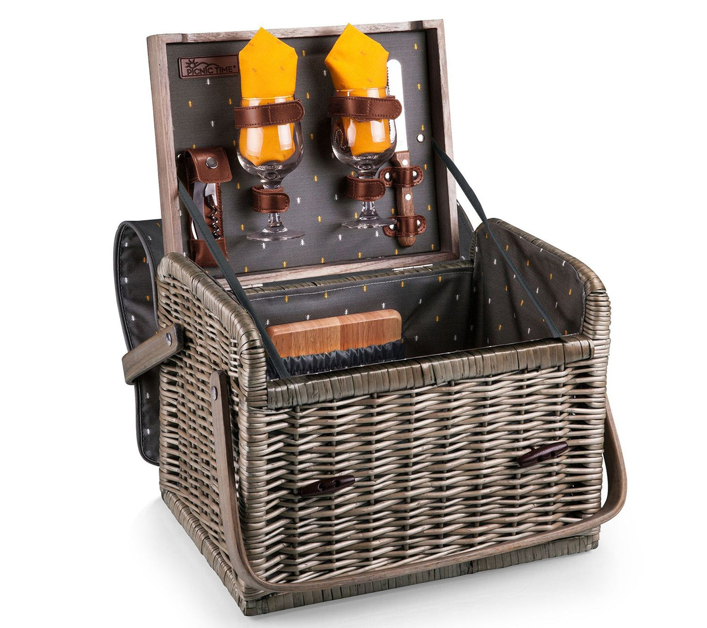 Picnic Time Kabrio Wine & Cheese Picnic Basket with Tools