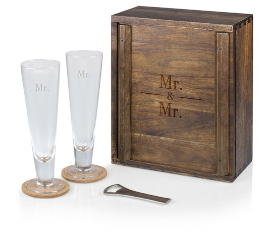 Legacy Mr/Mr Pilsner Beer Glass Gift Set