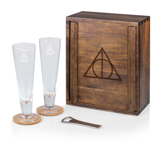 Legacy Harry Potter Deathly Hallows Beverage Glass Gift Set
