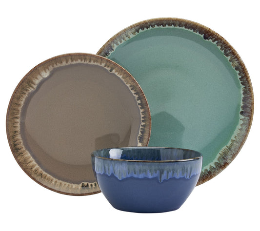 Tabletops Gallery Tuscon 12-Piece Dinnerware Set