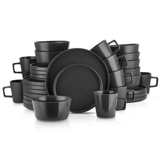 Stone + Lain Celina 32-Piece Stoneware Dinnerware Set