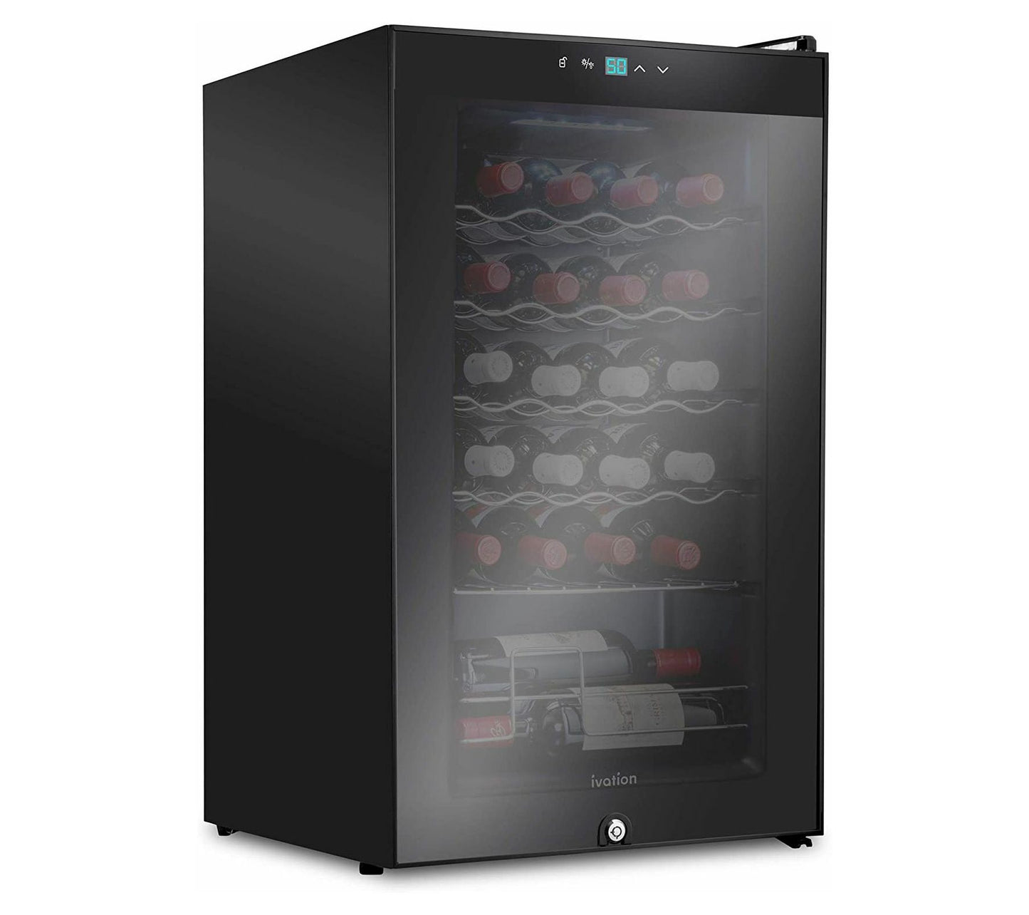 Ivation 24-Bottle Freestanding Wine Refrigerator