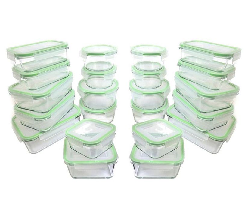 Kinetic 44-Piece Glassworks Food Storage Set