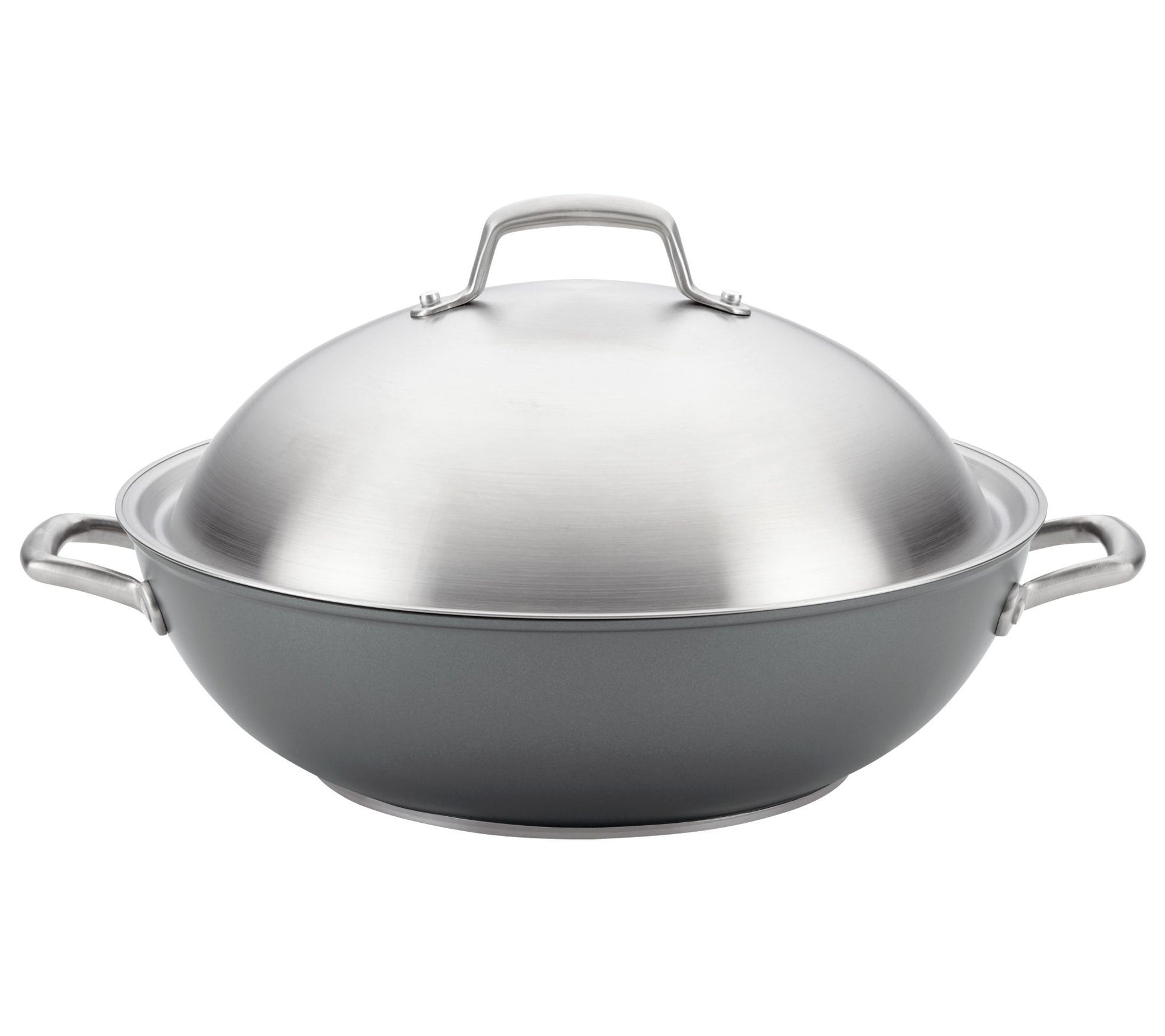 Anolon Accolade Hard Anodized 13.5-inch Nonstick Wok with Lid
