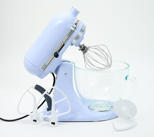 KitchenAid 5-qt Tilt Head Glass Bowl Stand Mixer w/ Flex Edge