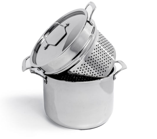 BergHOFF Professional Straight 3pc 18/10 SS Tri-Ply Pasta Set