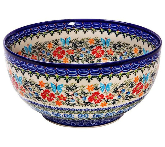 Lidia's Polish Pottery 10 Cup Serving Bowl