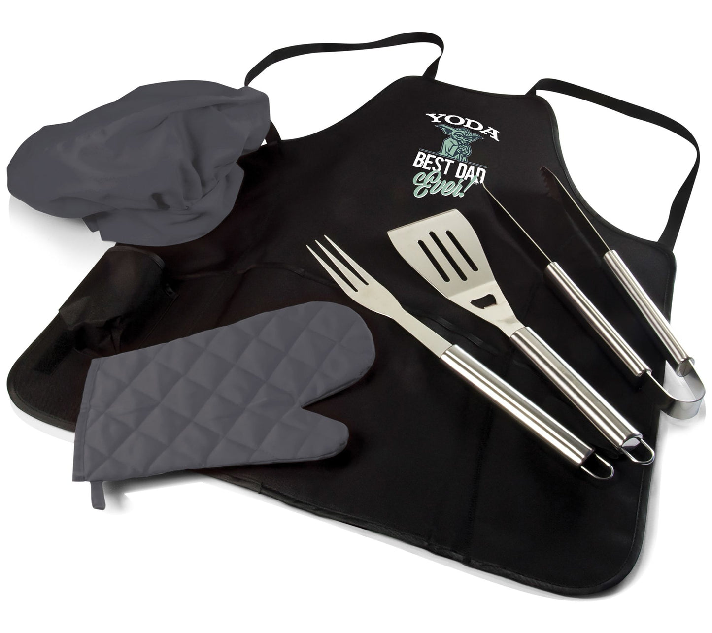Oniva Star Wars Yoda Pro BBQ Cooking Apron Totewith Tools