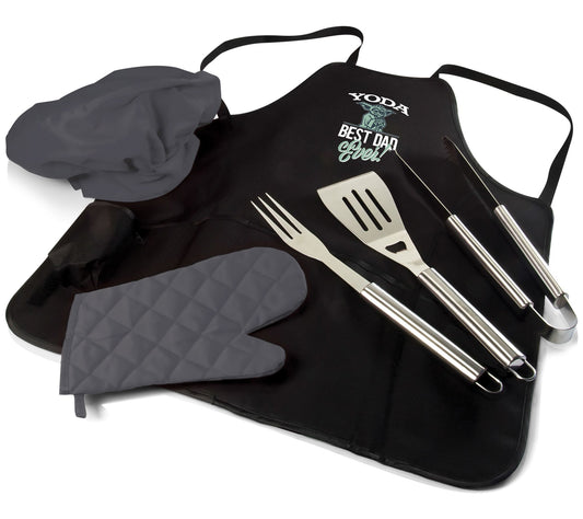 Oniva Star Wars Yoda Pro BBQ Cooking Apron Totewith Tools