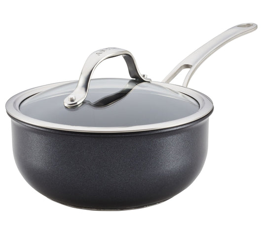 Anolon X Hybrid Nonstick 2.5qt Covered Saucier Pan