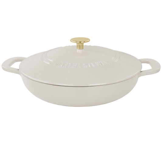 Martha Stewart 3.5 Quart Enameled Cast Iron Bra ser