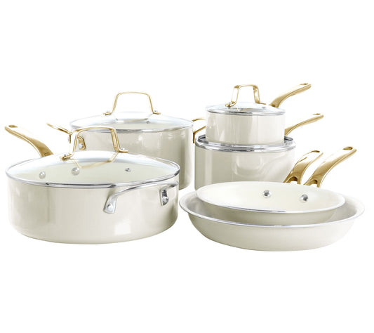 Martha Stewart Lockton Premium 10-Piece Enameled Set