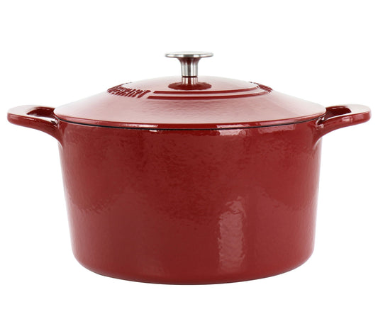 Martha Stewart 7 Quart Enameled Cast Iron DutchOven with Lid