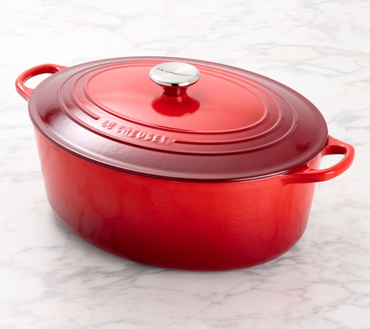 Le Creuset 8-qt Oval Dutch Oven with Cast Iron Lid