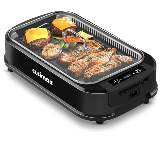 Cusimax Electric Portable Indoor Smokeless Grill