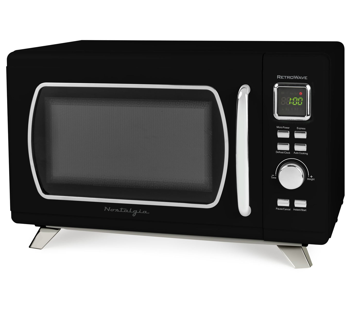 Nostalgia Mid-Century Retro 0.9 Cu. Ft. Microwave