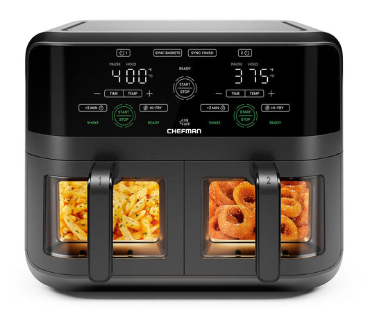 Chefman TurboFry Touch Dual Window 6-Qt Air Fryer