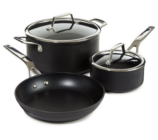 BergHOFF Essentials Hard Anodized 5-pc CookwareStarter Set
