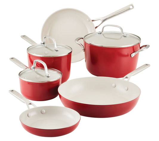 KitchenAid Hard Anodized Ceramic Pots and Panset, 9pc