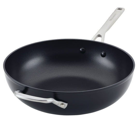 KitchenAid Hard-Anodized Induction Nonstick Wok, 12.25in